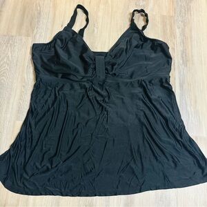Catalina 3x Tankini Top in black